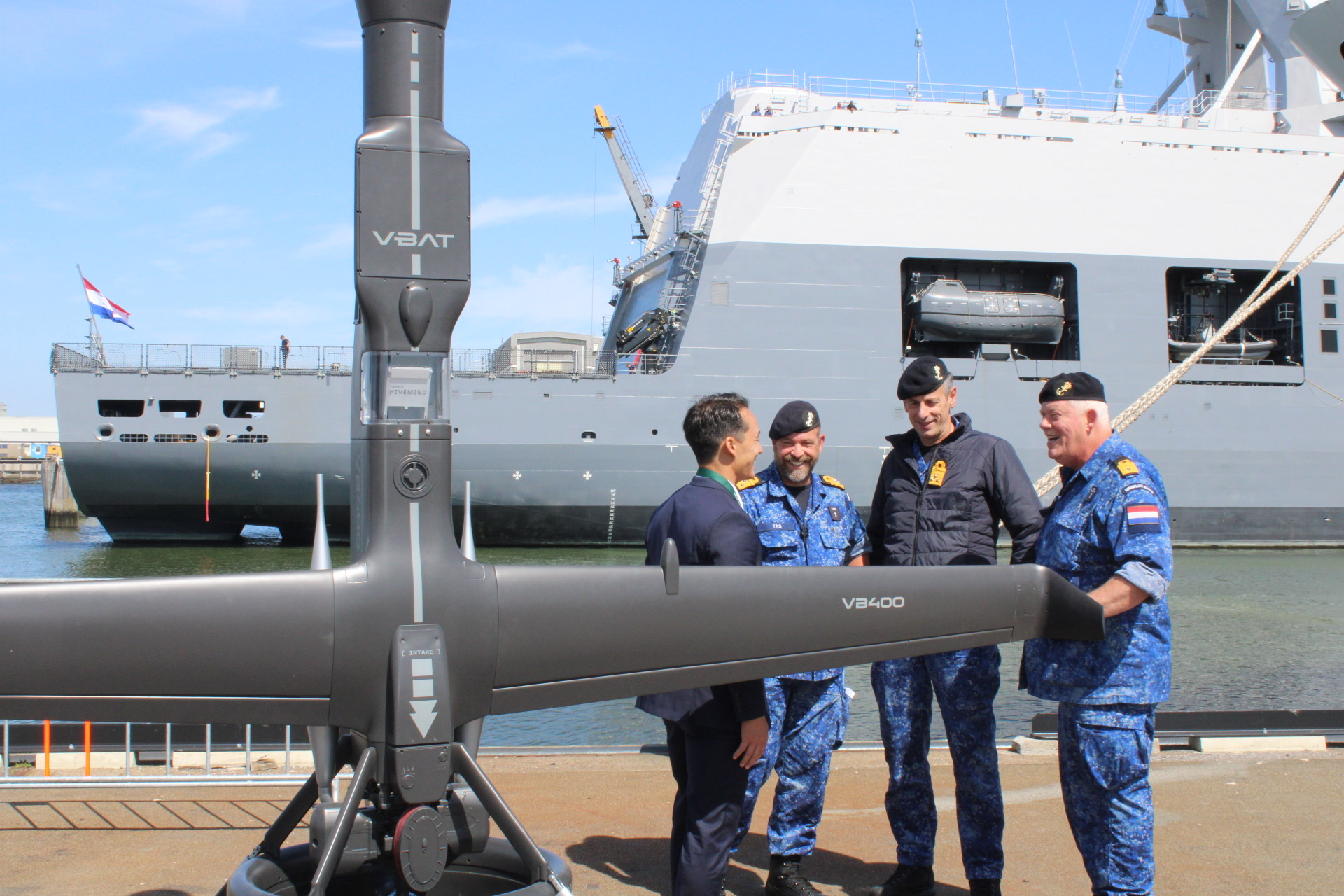 v-bat-netherlands – Tumisang Bogwasi VBAT 400 Lands in Europe: Dutch Navy Eyes AI-Powered VTOL Drone