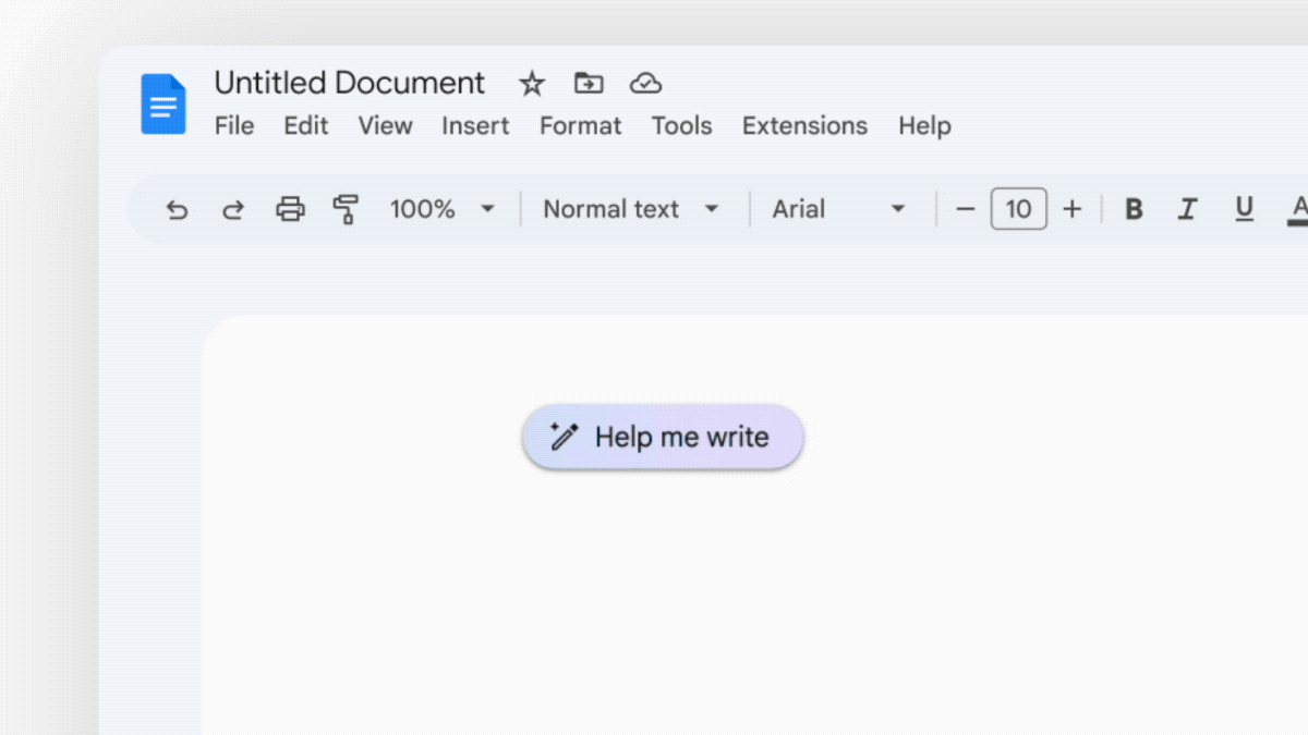 Gemini in Google Docs – Tumisang Bogwasi Animation showing Gemini AI generating content in Google Docs with assistive writing tools